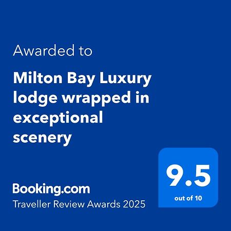 Milton Bay Luxury Lodge Wrapped In Exceptional Scenery Morenish Eksteriør bilde