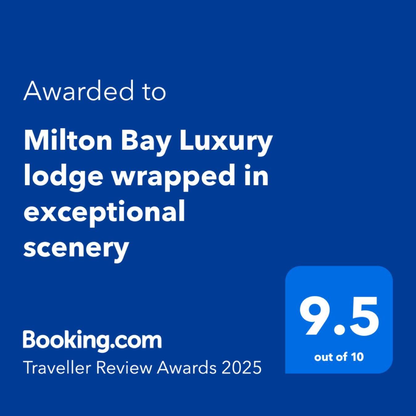 Milton Bay Luxury Lodge Wrapped In Exceptional Scenery Morenish Eksteriør bilde